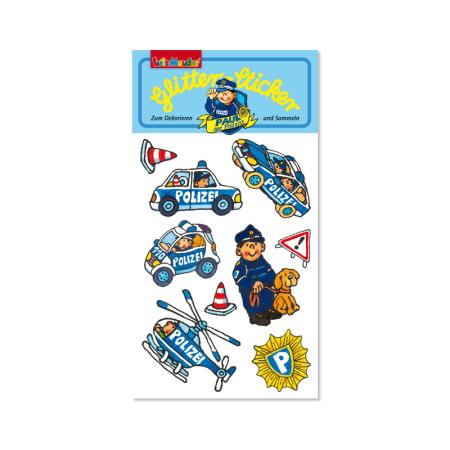 Glitter Sticker Paul der Polizist